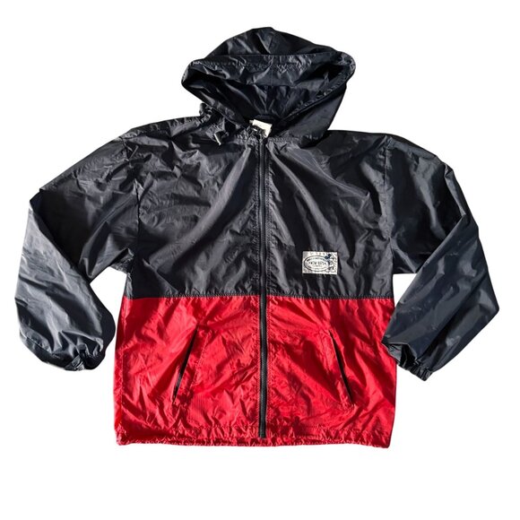 Walt Disney World Mickey Mouse Hooded Windbreaker Jacket Adult M Full Zip WDW‎ - Picture 1 of 6